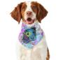 Preview: Hunde-Bandana Boogie - Popart Hundedesign, 100 % Polyester, 70x30 cm, verstellbar, waschbar